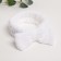 Binding on the head of Ethel, the color is white, 100% p/e