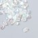Decor for creativity Plastic "elongated crystal" set of 60 pcs white 0.8x0.6 cm