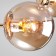 ASCOT chandelier, 8x60W E27, color gold