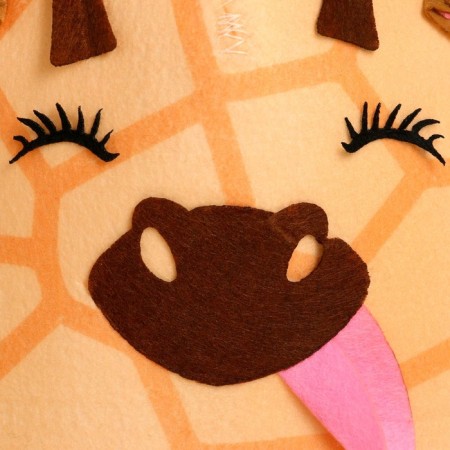 Bath cap with children's applique "Giraffe"-1