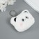 Fluffy on the ring "White Bloor" Pischak 7x9x2.5 cm