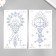 Blue Tattoo Blue "Lotus with the Sun/month" MIX 18x11 cm