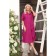 Women's dress, size 52, fuchsia color