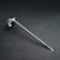Stainless steel canor, 240 ml, h = 43 cm, silver color