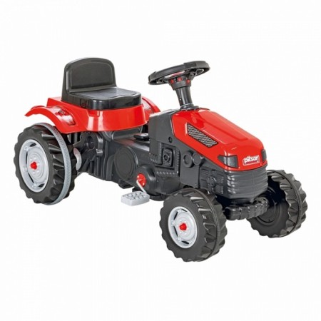 Pedal tractor, red color