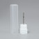 Diamond cutzes for manicure "Flame", medium grain, 2.5 × 10 mm, in a plastic case
