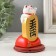 Plastic pendulum from the solar battery "Maneki-Neko White with a symbol of wealth" 6x5.3x10.7 cm 991475