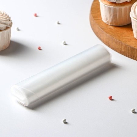 Confectionery bag, n-35, roll 10 pcs, 35 × 17 cm, transparent color-1