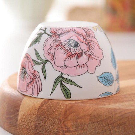 Ceramic bowl “Sicily”, 300 ml, 10 × 6.5 cm, white color-1