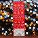 Package for a bottle Gift "New Year's Patterns", 12 x 36 x 8.5cm