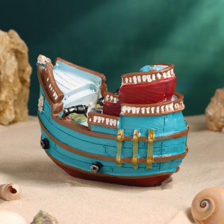 Surfacing ship "Pirate ship" 16*9*10cm-2