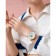 Watch of wrist, D-4 cm, waterproof, silicone strap, white