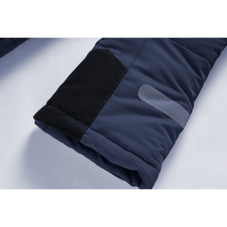 Ski pants for girls, height 110 cm, dark blue color-5