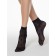 Women's socks in large peas Conte Elegant Fantasy 20, size 23-25, color Nero