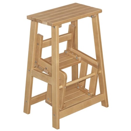 Stool- ladder, 455x310x616, beech