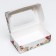 Folding box with the New Year Gifts window, 25 x 15 x 7 cm