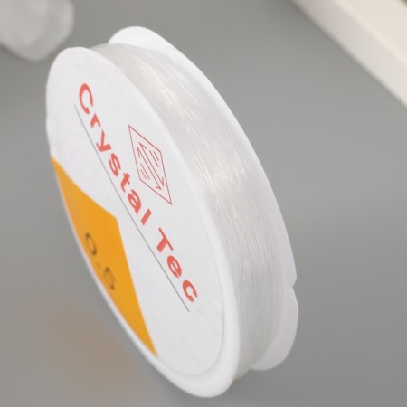 Silicone thread 0.5 mm, 15 m, white-2