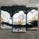 Watch Wall Modular "White Orchids on Stones", 60 × 80 cm