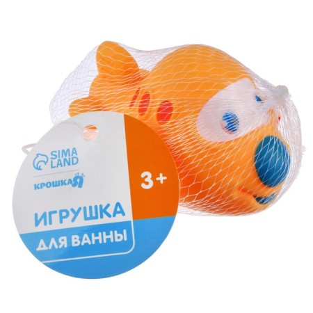 Rubber toy for the bathtub "Transport", 1 pc, with a squeak, crush me-4