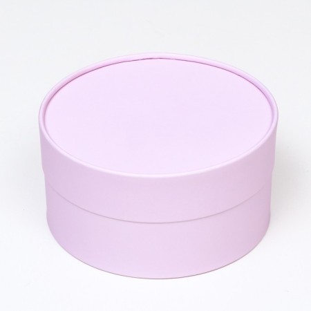 Gift box "Charoite" lavender, plastered without a window, 21x11 cm-1
