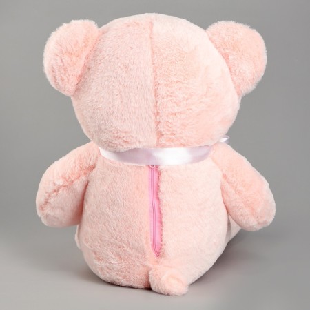 Soft toy "Bear" with a bow, 60 cm, the color is light - pink-3