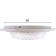 Causteen from PDU 1990/1 LED 130W 3000-6000K Dimmer white 50x50x8 cm Bayerlux