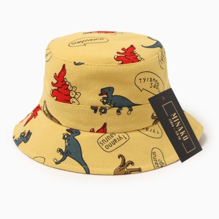 Panama Children's Minaku "Dinosaurs", yellow color, rr 49-50-4