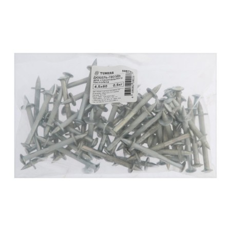 Dowel-gvo "Tundra", Gvozdeva, for the mounting gun, galvanized, 4.5x60 mm, 0.5 kg-3