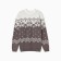 New Year. Knitted children's kaptan scandinavia size 34 (122-128 cm), gray