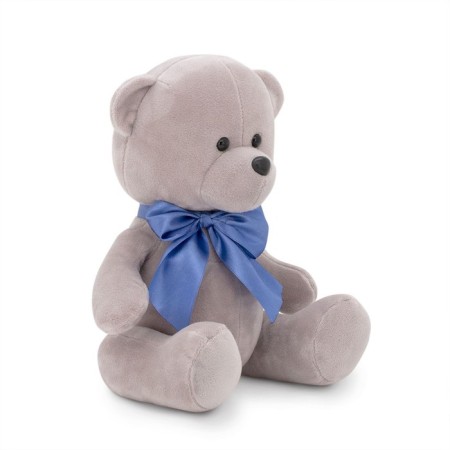 Soft toy "Bear Toptyzhkin gray: with a bow", 17 cm-1