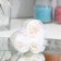 Soap roses, white, set 3 pcs.