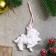 A set of Christmas tree decorations for coloring 4 pcs. "Unicorns" with a suspension, brush