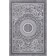 Rectangular carpet Karmen Hali Quantum, size 195x290 cm, color Grey/Grey