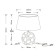 Decorative table lamp Arte Lamp Poppy A4063LT-1CC, E14, 40 W, 25x18x34 cm, chrome, black