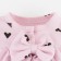 Body dress I am "hearts", pink, height 80-86 cm
