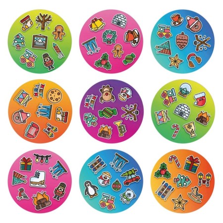 New Year's board game "New Year: Dubbl. Mood ", 55 cards, 5+-2