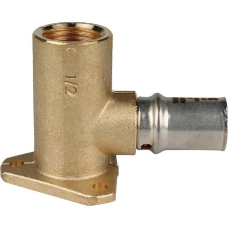 STOUT SFP-0012-001216, 1/2 "x 26 mm, wall, mount, elongated, brass-2