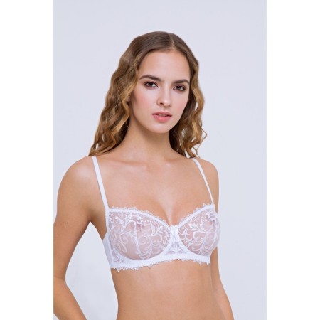 Lengy bra, size 90e, white color-1
