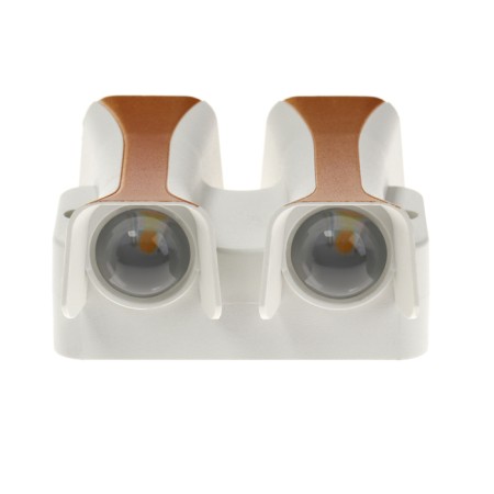 Facade lamp "Elegant", FSD-043, 4 W, 3000K, 2 rays, IP65, 220 V, plastic, white-6