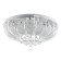 Chandelier 5637/600 chrome 8x40W E14 LED PDU 60x60x27cm