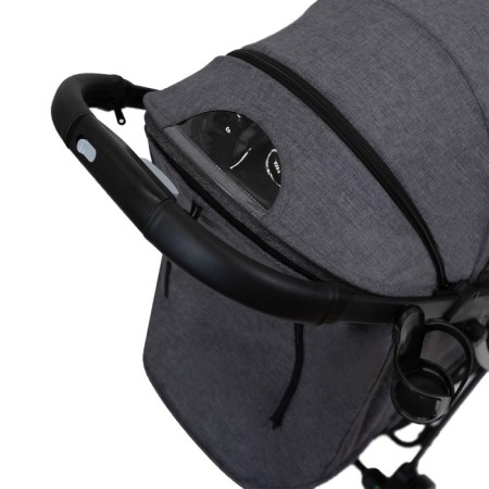 Walking stroller Sweet Baby Compatto, Grey color-11