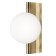 Bra Maytoni Mod324WL-01BS, 1xG9, 25W, 21.5x18x30 cm, color Brass