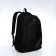 Young backpack from textiles with lightning, 4 pockets, black/red color