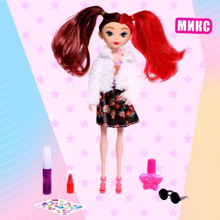 Fashionable hinge doll "Create your style", mix-7