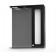 Cabinet-mirror Kyoto 70 (wenge) right 15 cm x 70 cm x 70 cm
