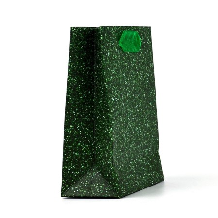 Package Gift New Year Laminated "Christmas tree", glitter, S 12 x 15 x 5.5 cm, New Year-2