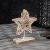 LED figure "Star" 12 × 15.5 × 5 cm, wood, CR2032 batteries, glow warm white