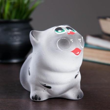 Копилка "Кот-бегемот" 11х8х10см-1