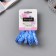 Hair gum "Flower ornament" (set 6 pcs) blue flowers