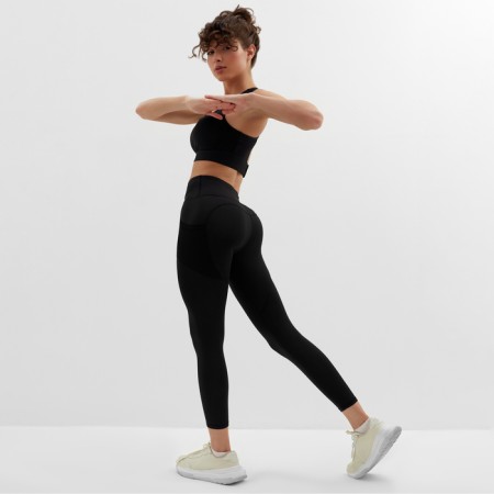Leggings Sports Minaku: Sportly; Black color, river 44-1